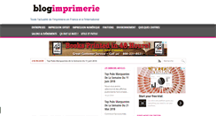 Desktop Screenshot of blog-imprimerie.fr