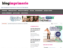 Tablet Screenshot of blog-imprimerie.fr